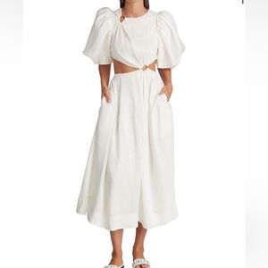 Aje Vanades cut out ring midi dress